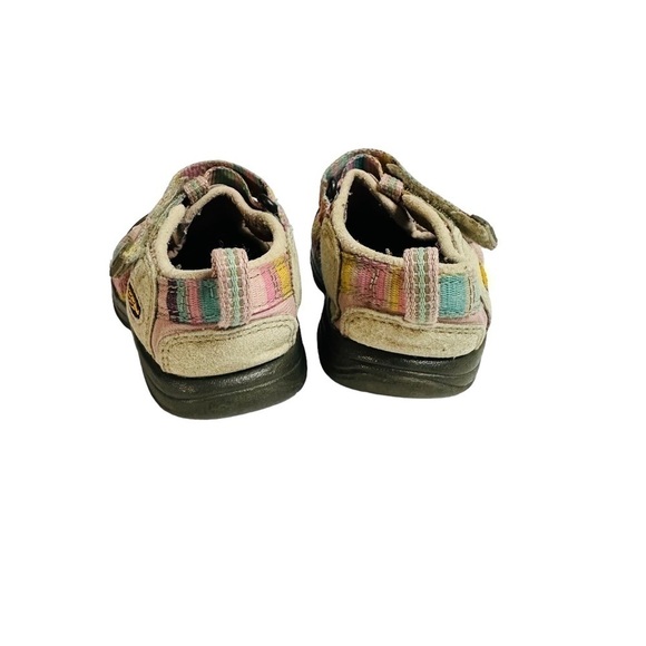 Keen Venice H2 Toddler Girls Pink Striped Pastel Water Sandals Size 6 - Picture 3 of 10